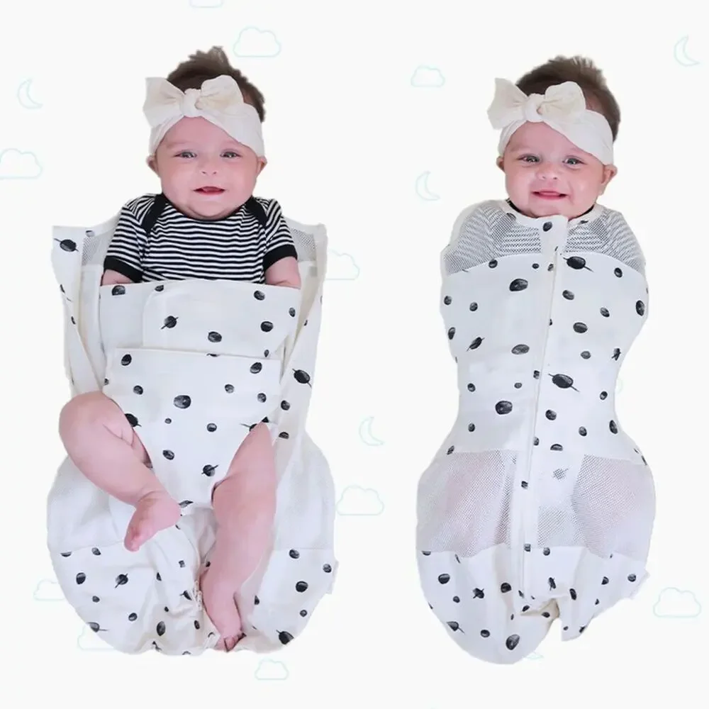 Sleepea 5-Second Baby Swaddle Charcoal Planets Size Small